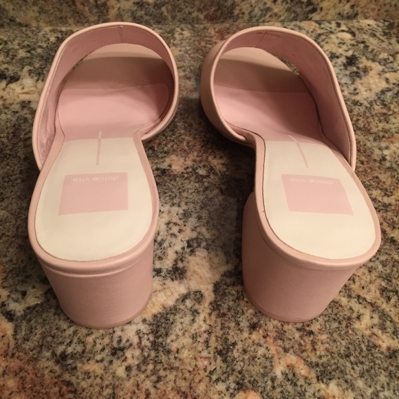 Dolce Vita Juels Leather Light Blush Sandals - Picture 2 of 6